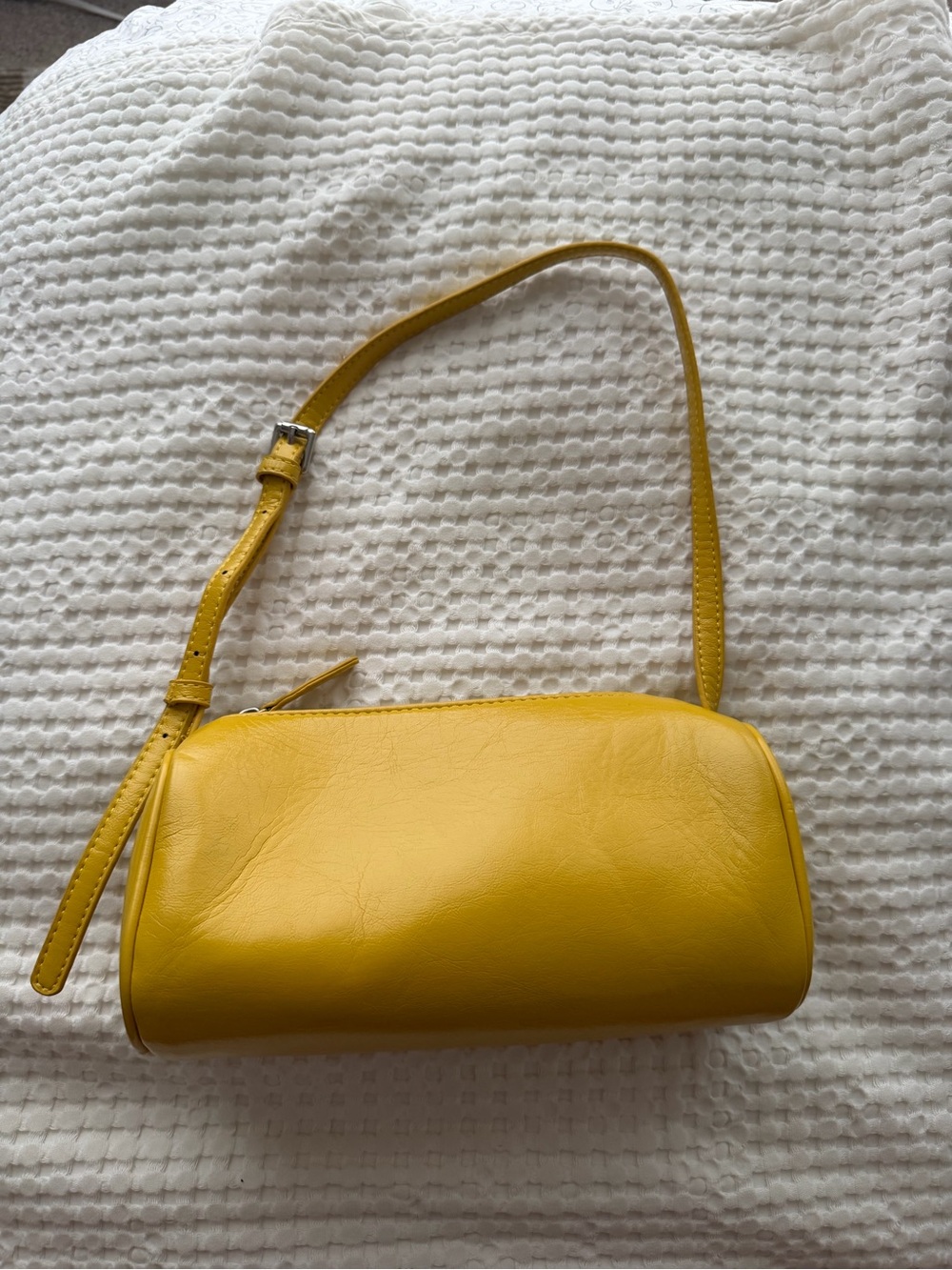 NA-KD Yellow rectangular Shoulder Bag with Adjustable Strap